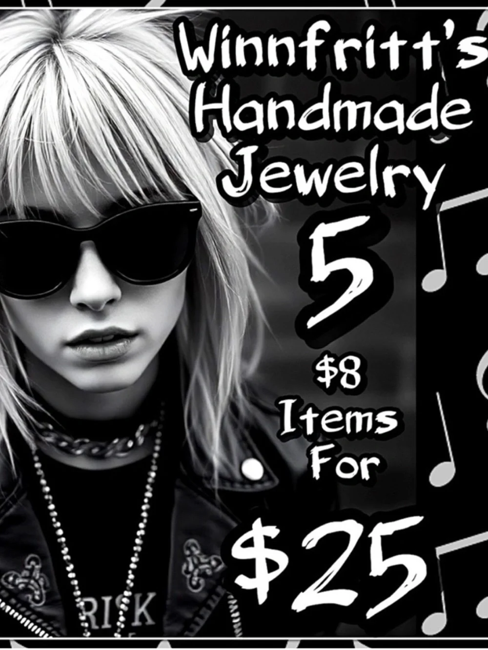 5 For $25💫Silver Paperclip Punk Spike Earrings - Picture 2 of 4